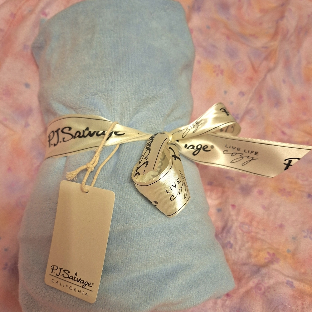 P J Salvage Body Wrap Towel Powder Blue One Size New Sealed
